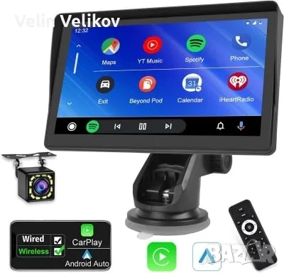 Мултимедиен плейър Carplay car за Android/Ios, екран 7 инча, Android Auto, Apple Carplay, Bluethoot, снимка 2 - Аксесоари и консумативи - 50209061