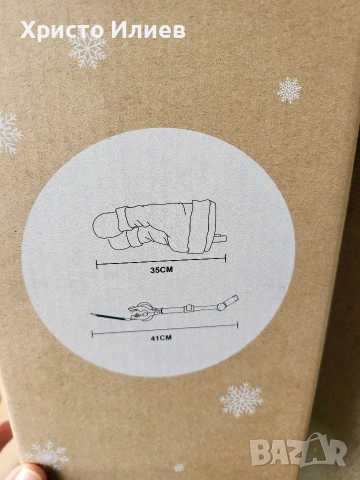 Декорация за коледна елха подвижни крака на дядо коледа или елф жена, снимка 6 - Декорация за дома - 53764354