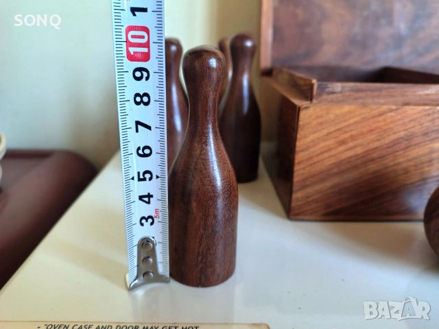 Уникална Стара Игра Мини - Боулинг, снимка 3 - Антикварни и старинни предмети - 53838716