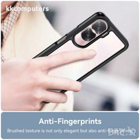 Honor 90 Lite Силиконов Калъф Transparent TPU и Протектор, снимка 8 - Калъфи, кейсове - 53140064