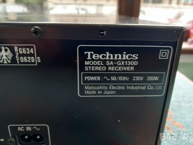 TECHNICS SA-GX130D Stereo Receiver , снимка 3 - Ресийвъри, усилватели, смесителни пултове - 45810270