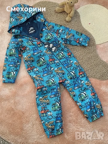 Нов детски гащеризон за дъжд дъждобран Next за момченце 5-6 години и ръст 116см, снимка 4 - Детски якета и елеци - 53015464