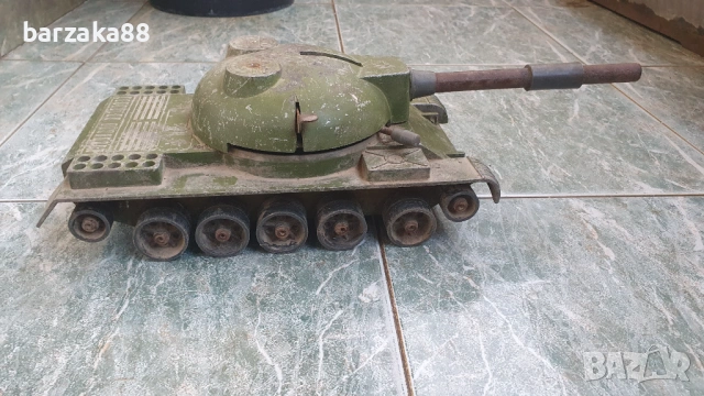Стара играчка Руски Танк, снимка 2 - Колекции - 53584580
