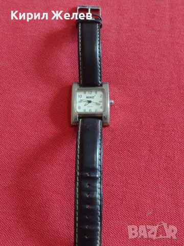 Унисекс часовник NIKE QUARTZ с кожена каишка перфектно състояние 43893, снимка 4 - Дамски - 45002420