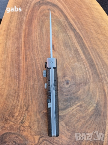 Италиански автоматичен нож Leverletto AKS by Bill Deshivs, снимка 7 - Ножове - 52867026