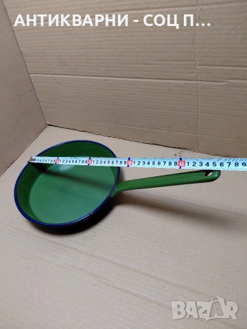 Соц Стар Емалиран Тиган. НОМЕР 342., снимка 14 - Антикварни и старинни предмети - 54101790