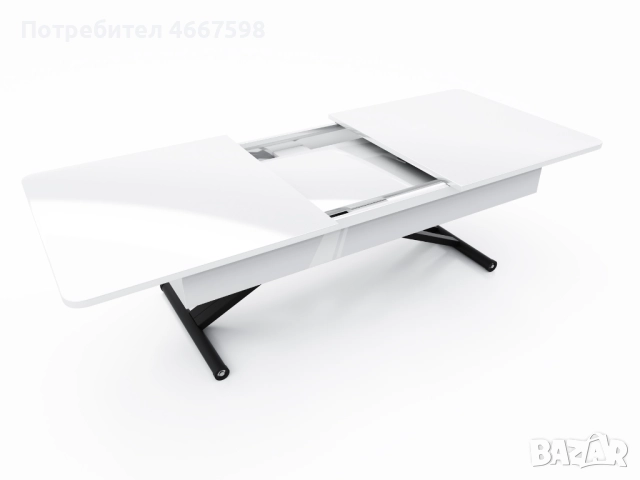 Разтегателна маса МОХИТО ПДЧ с повдигащ механизъм – трапезна, снимка 4 - Маси - 52891426