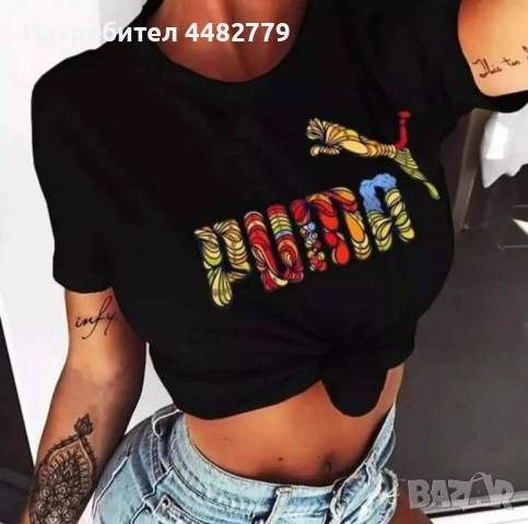 дамска тениска , снимка 2 - Тениски - 50489571