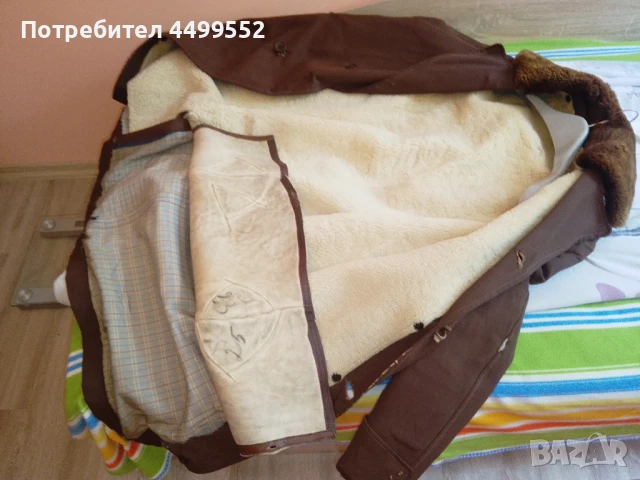 Шуба от импрегниран шлиферен плат със сваляща се подплата от агнешка кожа , снимка 9 - Якета - 51074985