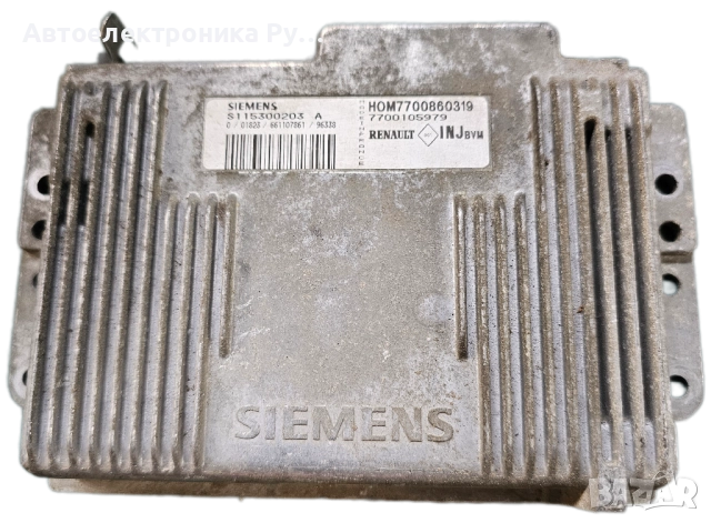 компютър RENAULT MEGANE SCENIC 1.6 SIEMENS, S115300203A, S115300203 A, 115300203, HOM7700860319