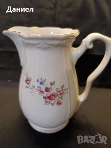 Видинска порцеланова кана 1 л , снимка 2 - Антикварни и старинни предмети - 52919852