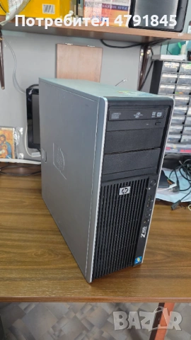 Продавам настолни компютри HP Z400 – отлично състояние!, снимка 2 - Работни компютри - 54142929