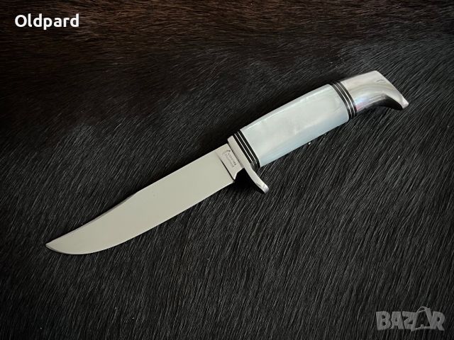 Античен ловен нож (Rehwappen Solingen 70-80 г.) в напълно ново състояние. (Rehw210), снимка 4 - Ножове - 45316863