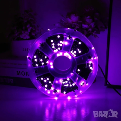 Водоустойчиви коледни LED лампички „Звездно небе“ – 50 метра, 240 светлини 🎄✨, снимка 12 - Други - 51990869