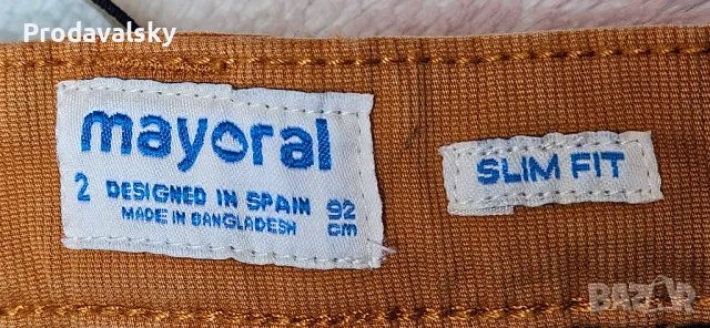 Mayoral детски панталон с тиранти 2г. 92см.2, снимка 3 - Детски панталони и дънки - 50239412