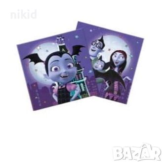 Вампирина Vampirina 10 бр парти салфетки рожден ден, снимка 2 - Аксесоари за кухня - 45654333