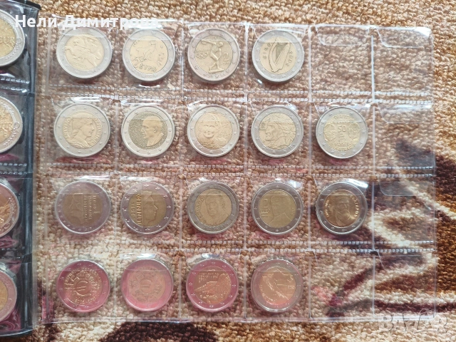 42 броя евро монети с различни гърбове , снимка 3 - Нумизматика и бонистика - 53887080