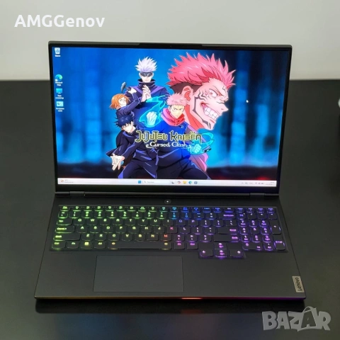 16’ WQXGA 2.5K 165Hz / I9-11980HK/RTX 3080 16GB/Lenovo Legion 7/32GB DDR4/1TB SSD Nvme, снимка 2 - Лаптопи за игри - 54228832