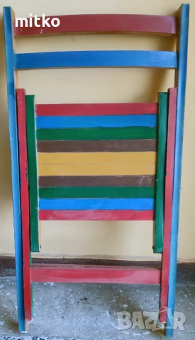 Сгъваем стол от бук, снимка 6 - Столове - 51392693