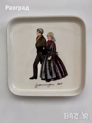 Villeroy&Boch Burgherdragt 6бр. десертни квадратни чинийки, снимка 6 - Чинии - 49448590