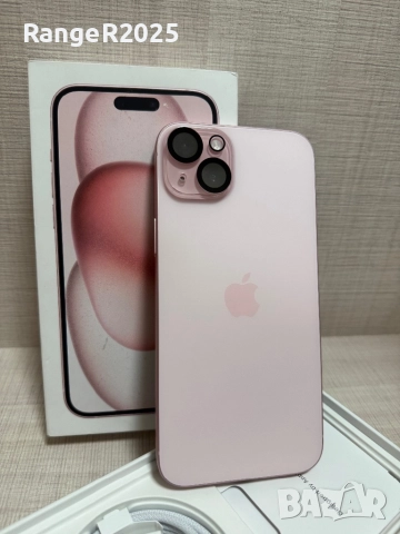 Iphone 15plus 128GB розов, снимка 1