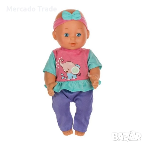 Бебе кукла с аксесоари за хранене и къпане, 32см, снимка 3 - Кукли - 52656028