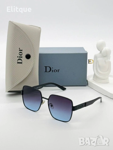 слънчеви очила Christian Dior с ув защита,кутия , калъф и кърпичка на марката , снимка 5 - Слънчеви и диоптрични очила - 54215082