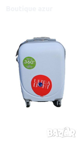 Куфар за ръчен багаж SUPER LIGHT 55x36x22: "360 градуса колела , тежи 1.5кг.Твърдо покритие""