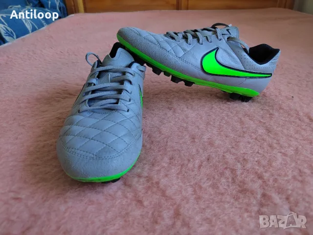 Nike Tiempo real leather 42,бутонки естествена кожа, снимка 1 - Футбол - 47003905