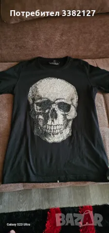 Philip Plein T-shirt , снимка 1 - Блузи - 48503586