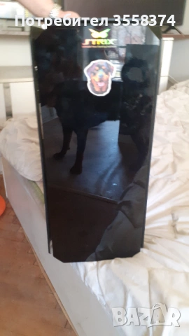 Стъклена кутия за компютър Cougar, комплект с водно охлаждане и захранване