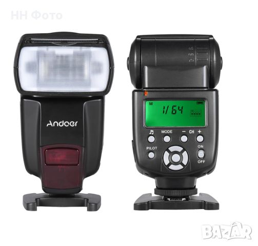 Светкавица със синхронизатор / тригер Andoer за Canon , Nikon , Sony, снимка 3 - Светкавици, студийно осветление - 46302148