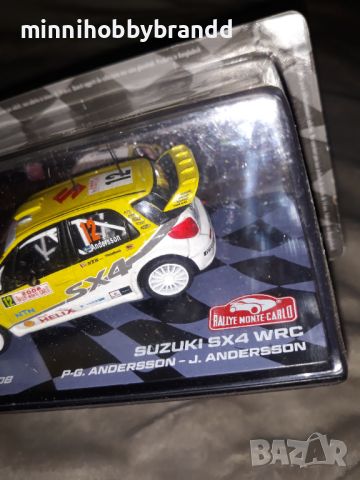 Nissan 240 RS Suzuki SX4 1.43 Eaglemoss  Rally  Monte-Carlo. , снимка 12 - Колекции - 46523429