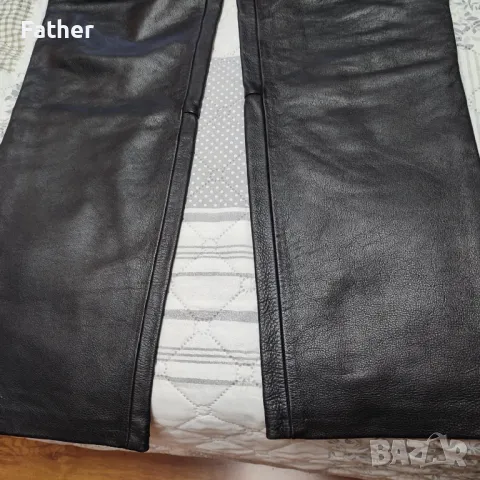 Нов кожен мото панталон AKITO  размер 34 , снимка 2 - Аксесоари и консумативи - 49707639