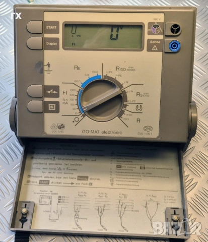 Професионален тестер за електроинсталации GOSSEN GO-MAT 0100 electronic, снимка 6 - Други инструменти - 54104808