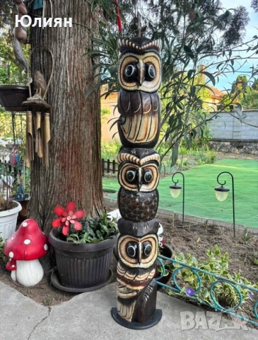 Бухалчета от дърво, снимка 5 - Декорация за дома - 52136896