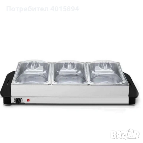 Електрически нагревател за бюфет 2 в 1 - винаги топла храна, снимка 3 - Друго търговско оборудване - 53830856