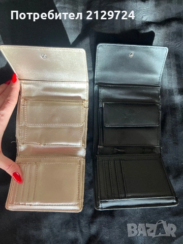 Портмоне Guess в цветове графит и бяло, снимка 2 - Портфейли, портмонета - 53522230