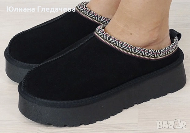 Дамски чехли от еко кожа 40 номер,стелка 25 см, нови- 9.99 евро