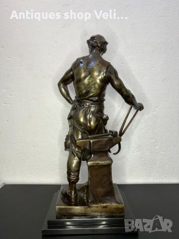 Авторска бронзова статуетка №5311, снимка 7 - Антикварни и старинни предмети - 45191117