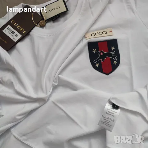 Тениска Gucci бяла, снимка 3 - Тениски - 50241599