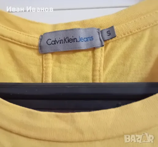 Оригинална дамска тениска Calvin Klein, снимка 3 - Тениски - 49601701