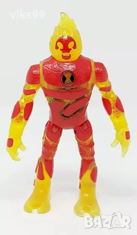 Ben 10 Power Up Heatblast Action Figure Lights & Sounds , снимка 2 - Колекции - 49194918