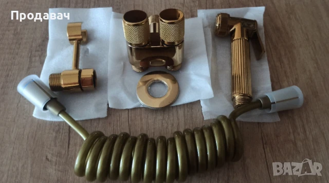 Душ система за тоалетна/биде (хром,черно,сиво,бяло GOLD), снимка 11 - Душове - 45370018