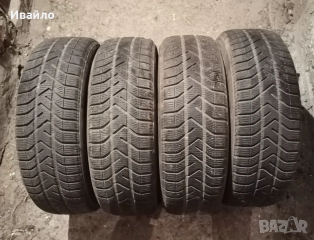 Продавам 4 броя Зимни гуми 195.65.15 на 1 сезон дот 2021 Pireli 
