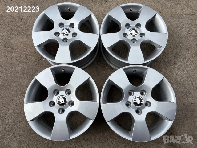 4 броя алуминиеви джанти за Skoda Octavia 15