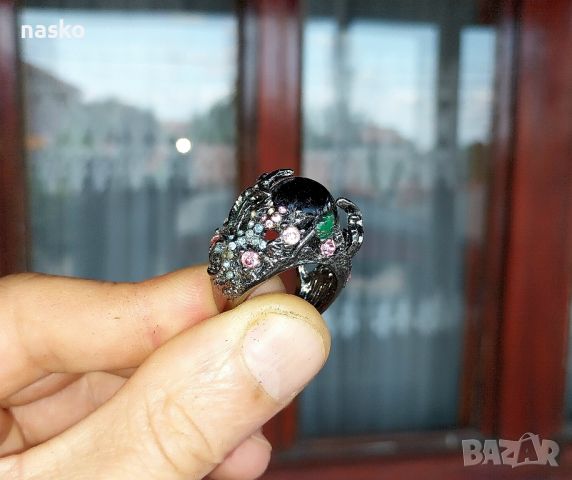 Ориенталски пръстен , снимка 1 - Антикварни и старинни предмети - 46388622