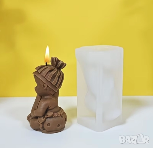 Молд бебе с биберон, снимка 2 - Форми - 52072708