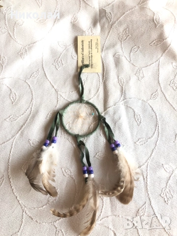 Dreamcatcher, ловец на сънища /капан за сънища, автентичен индиански амулет ръчна изработка, уникат 