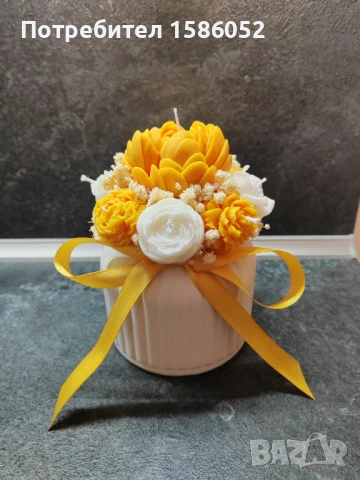 Букет от соеви свещи, снимка 14 - Други - 53156064